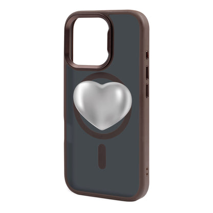 SILVER HEART-iPhone 16 Pro Max Rise Kılıf MagSafe Özellikli
