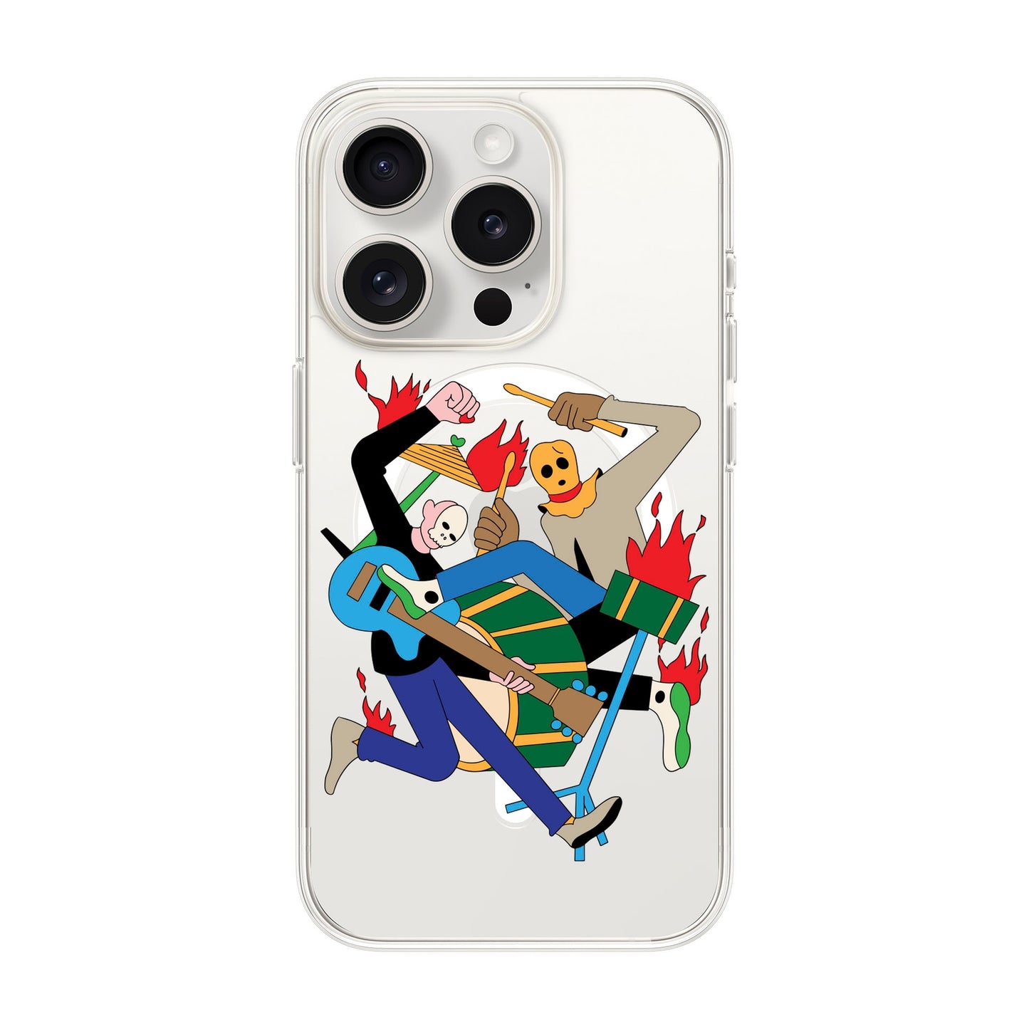 MONSTER MASH-Solid Kılıf MagSafe Özellikli - iPhone 15 Pro