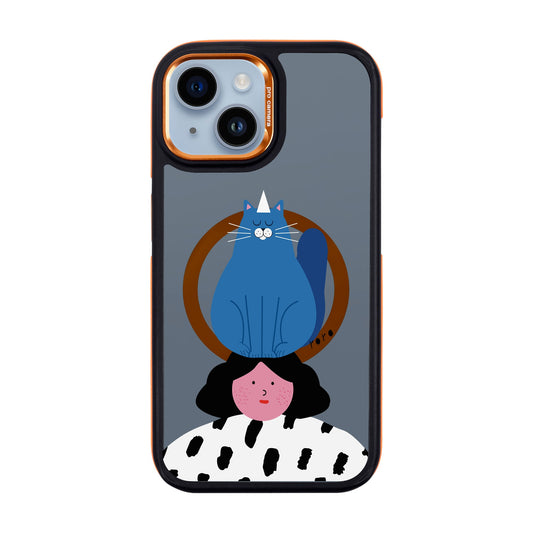NAUGHTY CAT-iPhone 14 Dark Kılıf MagSafe Özellikli