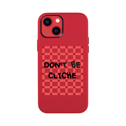 DON'T BE CLICHE-iPhone 13 Mini Leather Kılıf