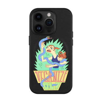 VEGANİZE-Leather Kılıf MagSafe Özellikli - iPhone 14 Pro