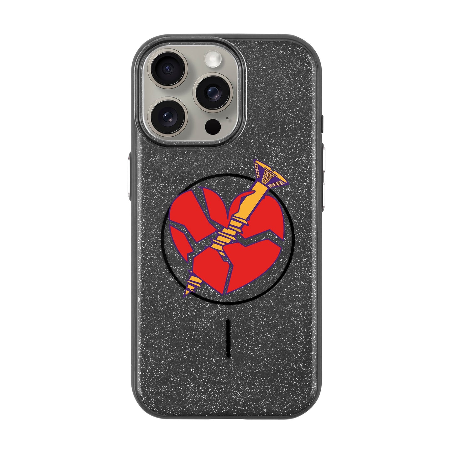 BROKEN HEART-iPhone 15 Pro Max Radiant Kılıf MagSafe Özellikli