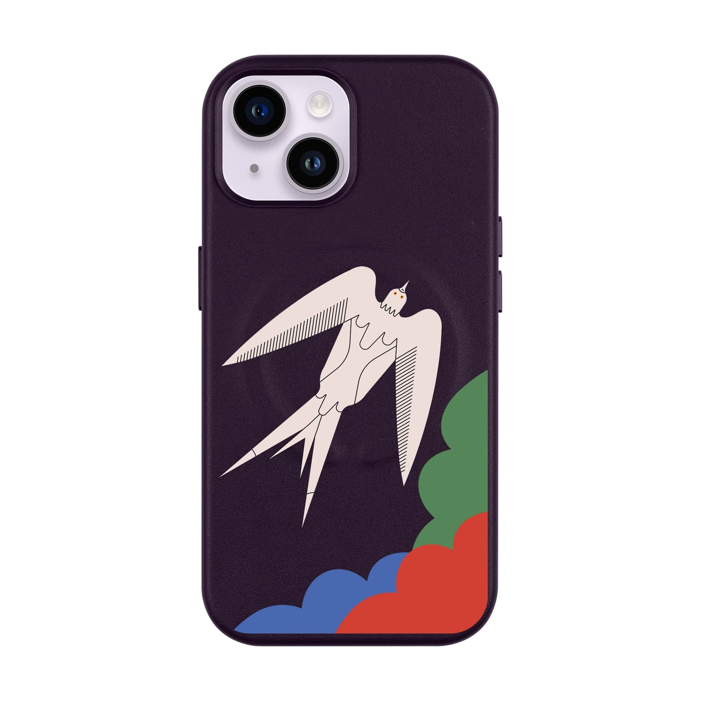 L’OISEAU LIBRE-Leather Kılıf MagSafe Özellikli - iPhone 13