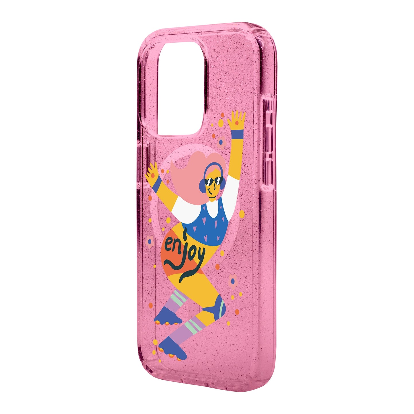 ENJOY-iPhone 15 Pro Max Shiny Kılıf MagSafe Özellikli