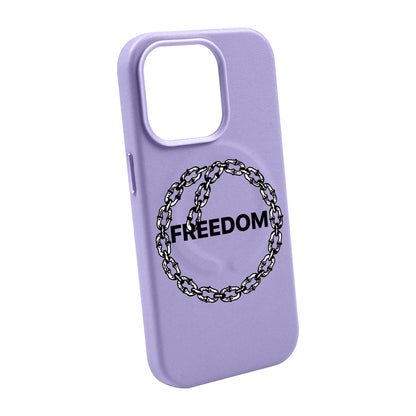 FREEDOM-iPhone 14 Plus Leather Kılıf MagSafe Özellikli