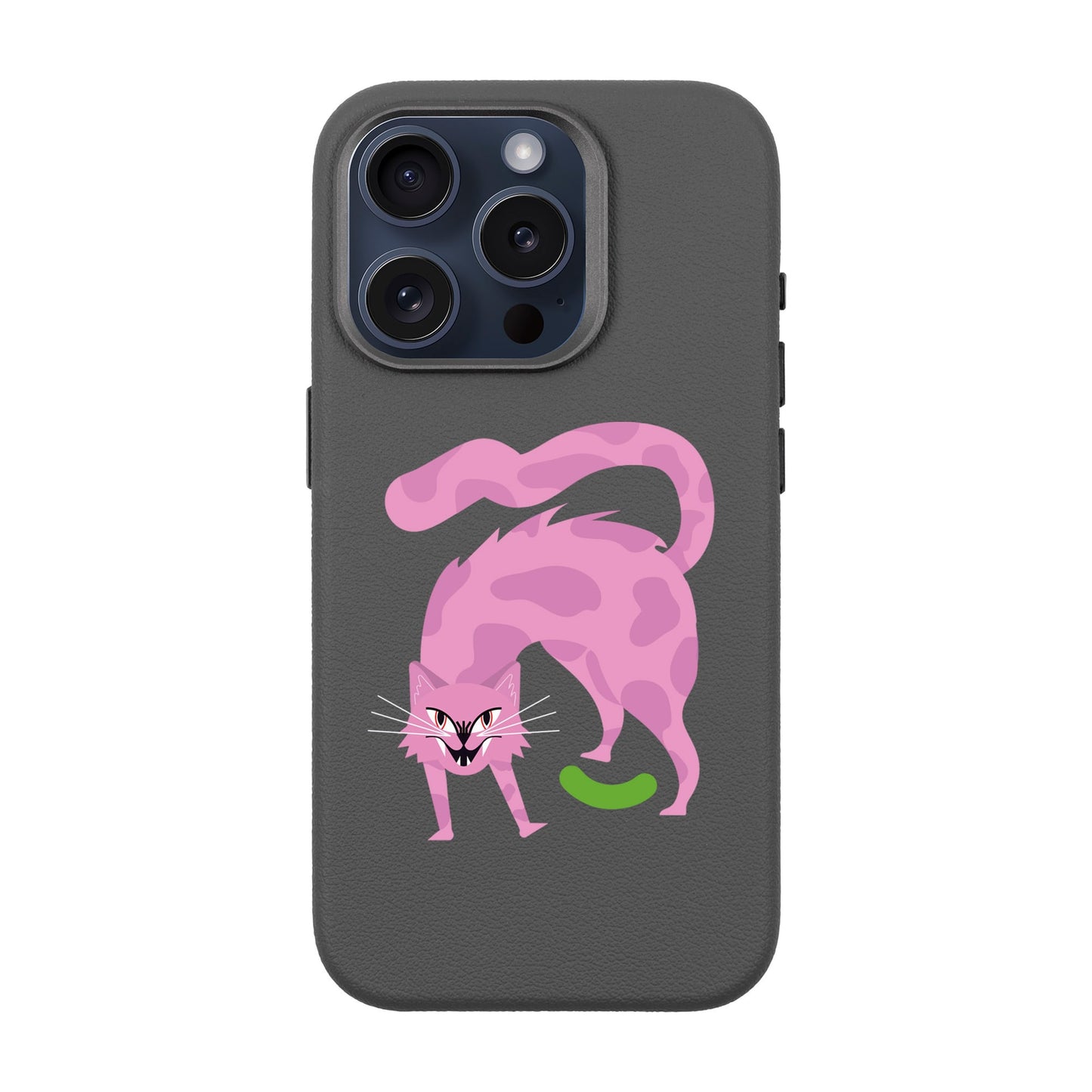 GRUMBLEPAWS-iPhone 15 Pro Leather Premium Kılıf MagSafe Özellikli