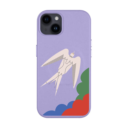L’OISEAU LIBRE-iPhone 14 Plus Leather Kılıf MagSafe Özellikli