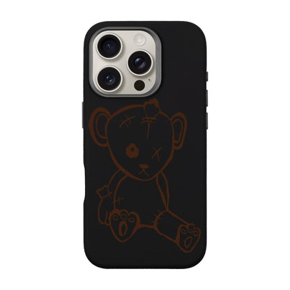 BABY BEAR-iPhone 16 Pro Leather Premium Kılıf MagSafe Özellikli