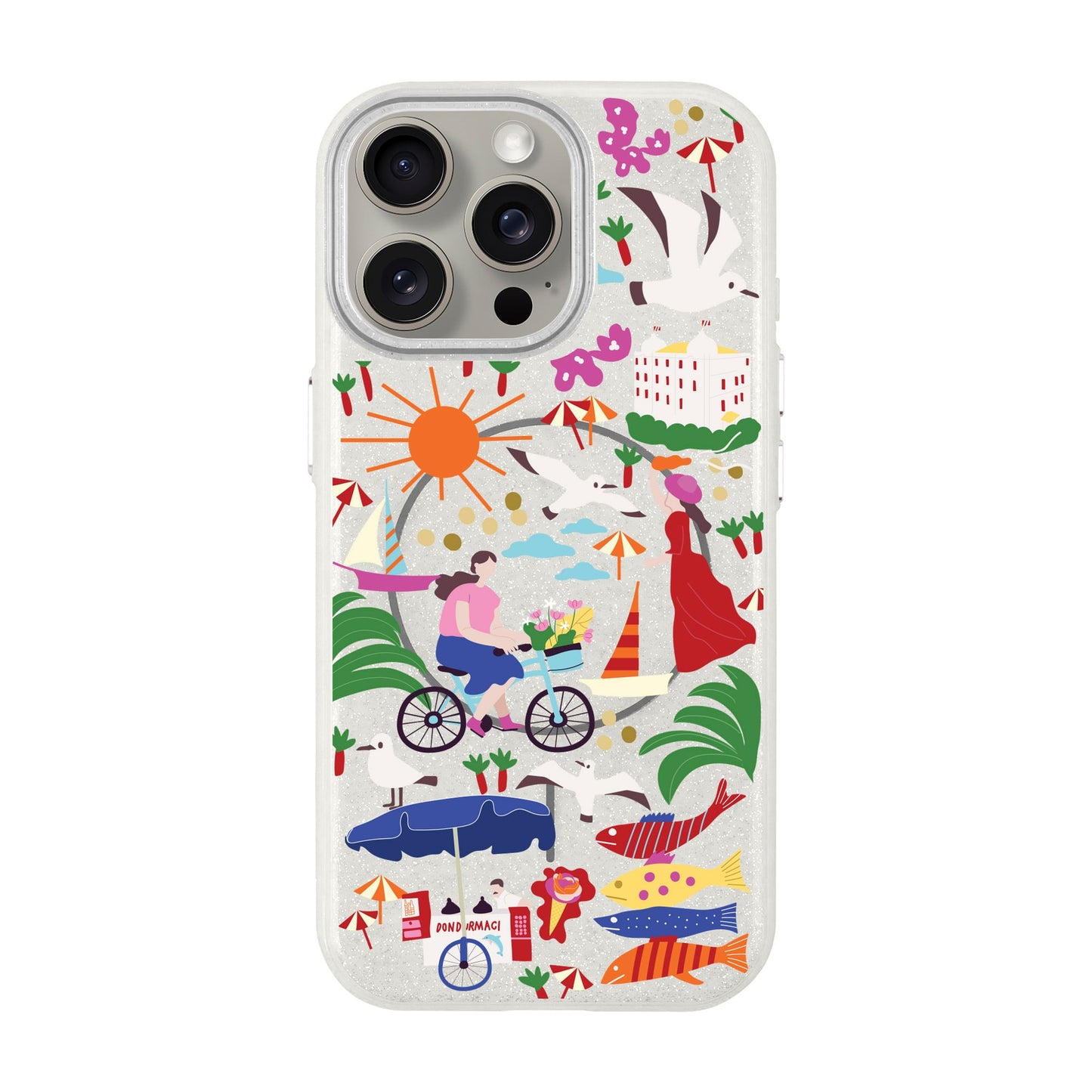 TO'S WITH US ADALAR-Radiant Kılıf MagSafe Özellikli - iPhone 15 Pro Max