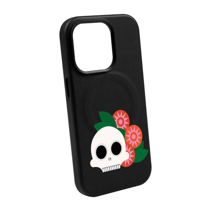 MEMENTO BLOOM-iPhone 14 Pro Max Leather Kılıf MagSafe Özellikli