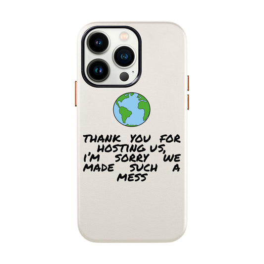 MESS-iPhone 13 Pro Max Leather Kılıf