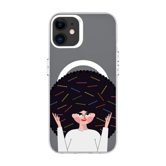 TANGLES OF HAPPINESS-iPhone 12 Hold Kılıf MagSafe Özellikli