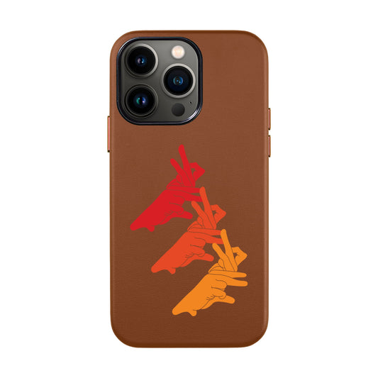 BUNNY MARCH-iPhone 13 Pro Leather Kılıf