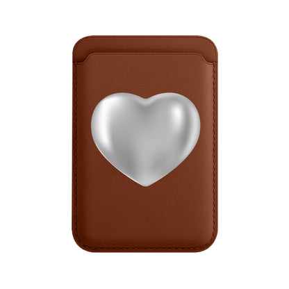 SILVER HEART-Leather Kartlık