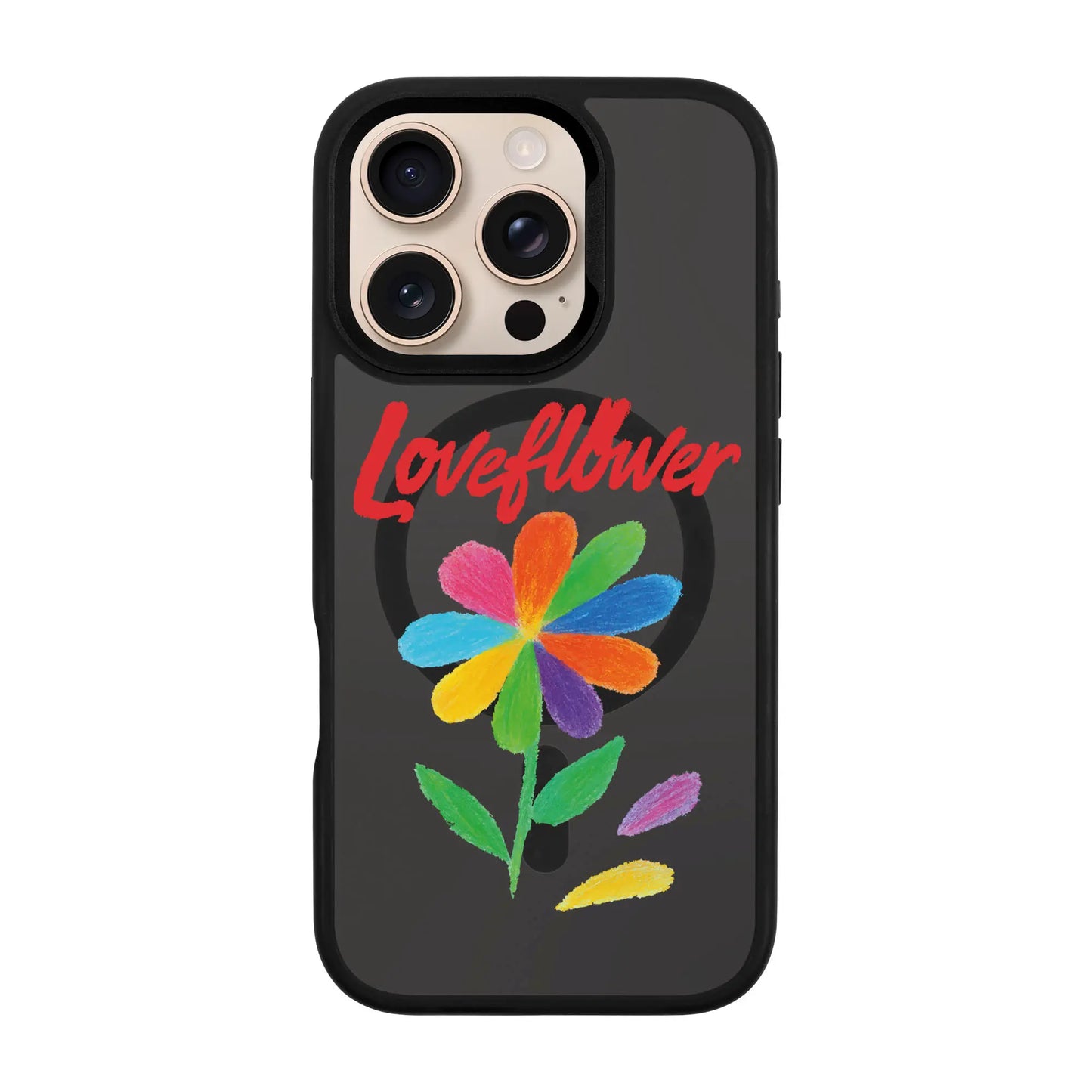 LOVE FLOWER-iPhone 16 Pro Rise Kılıf MagSafe Özellikli