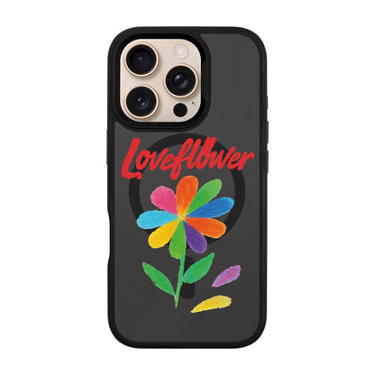 LOVE FLOWER-iPhone 16 Pro Rise Kılıf MagSafe Özellikli