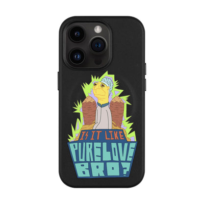 PURE LOVE-Leather Kılıf MagSafe Özellikli - iPhone 14 Pro