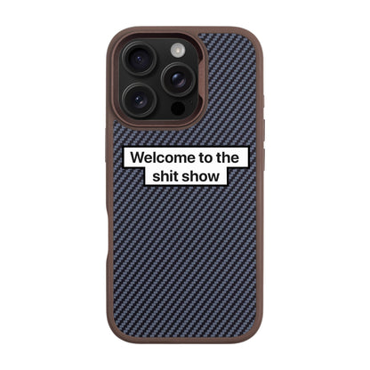WELCOME-iPhone 16 Pro Plaid Kılıf MagSafe Özellikli
