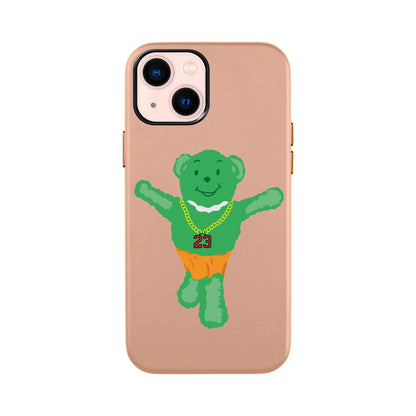 GREEN BEAR-iPhone 13 Mini Leather Kılıf
