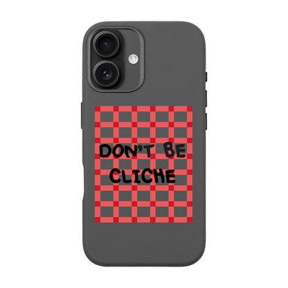 DON'T BE CLICHE-iPhone 16 Leather Premium Kılıf MagSafe Özellikli