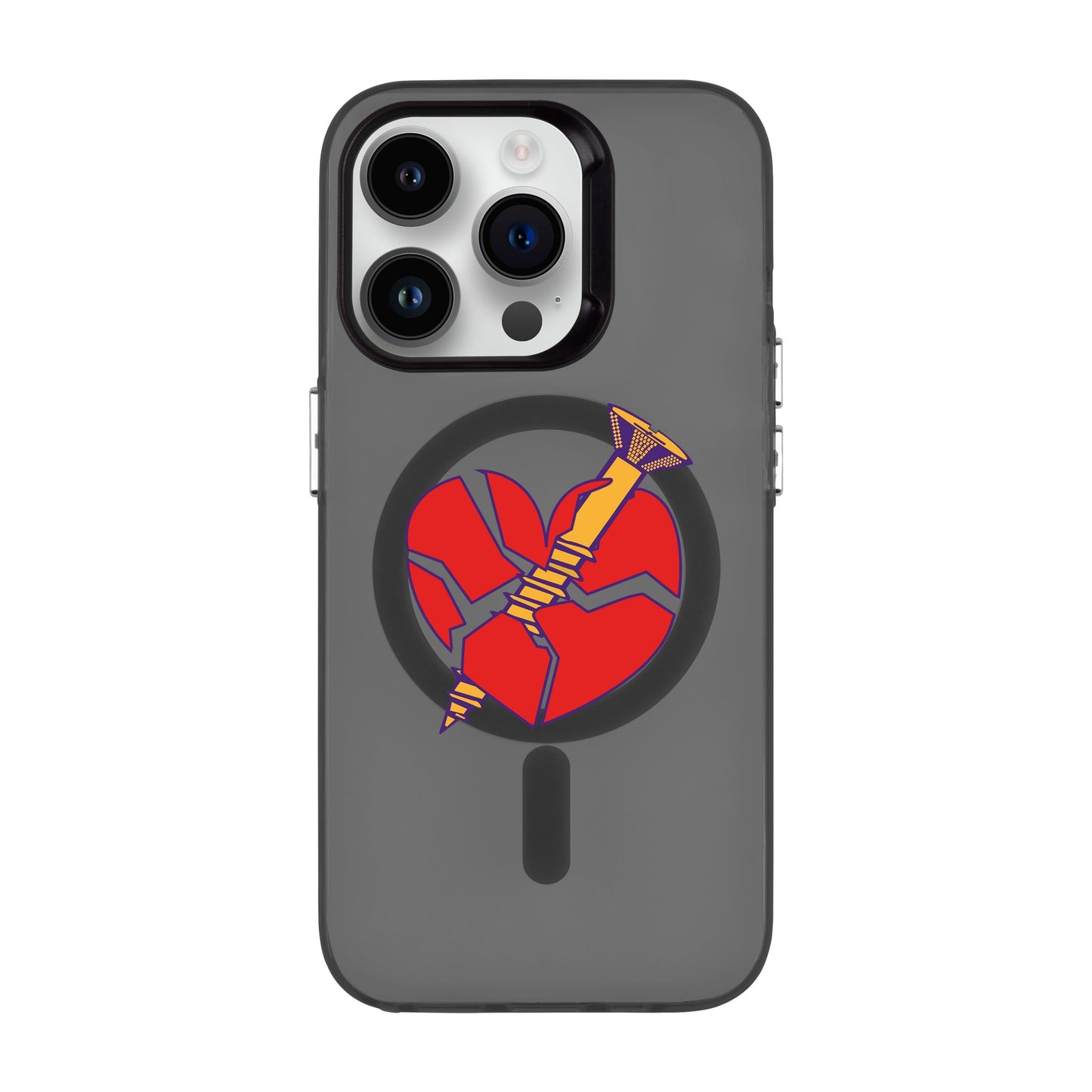 BROKEN HEART-iPhone 14 Pro Hold Kılıf MagSafe Özellikli