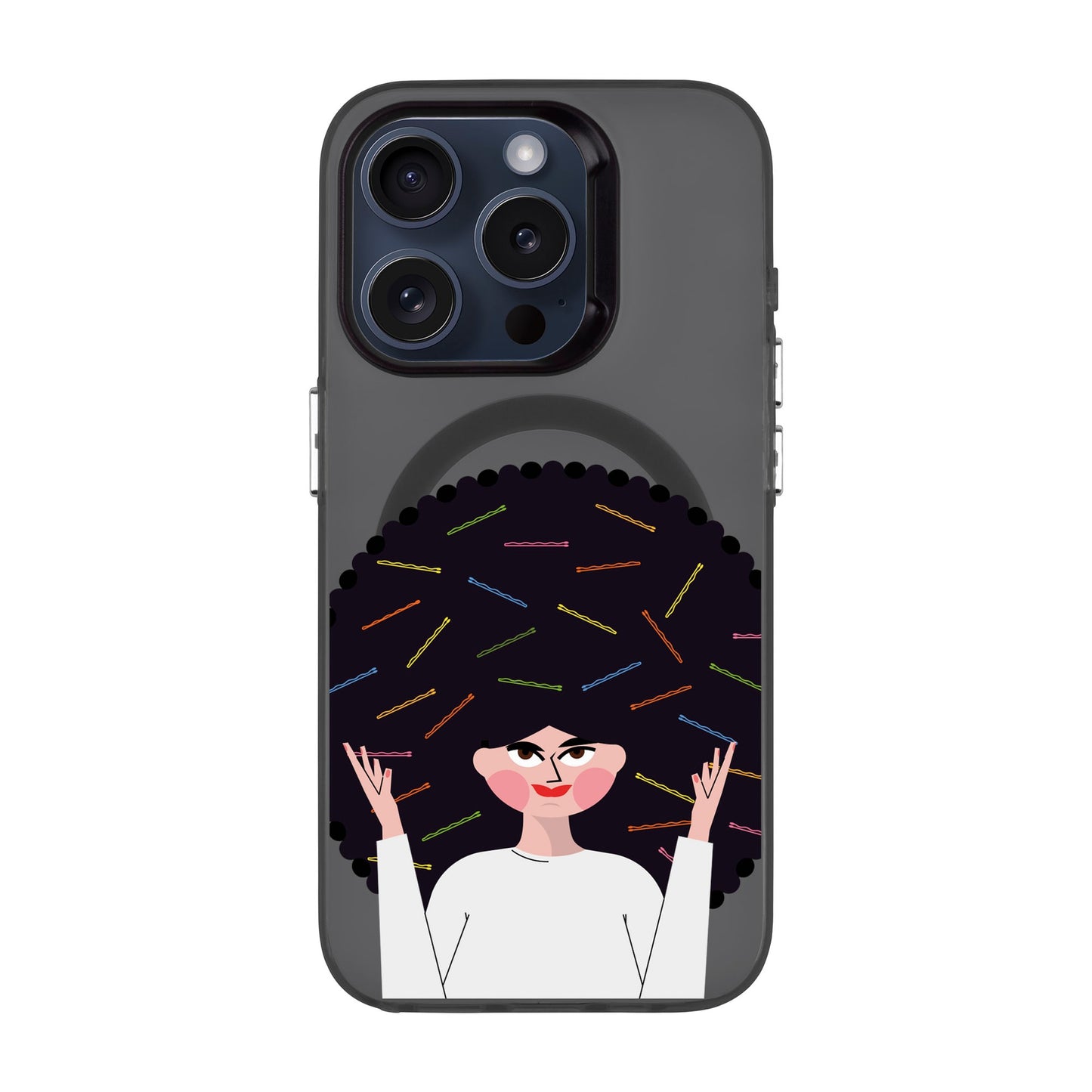 TANGLES OF HAPPINESS-Hold Kılıf MagSafe Özellikli - iPhone 15 Pro