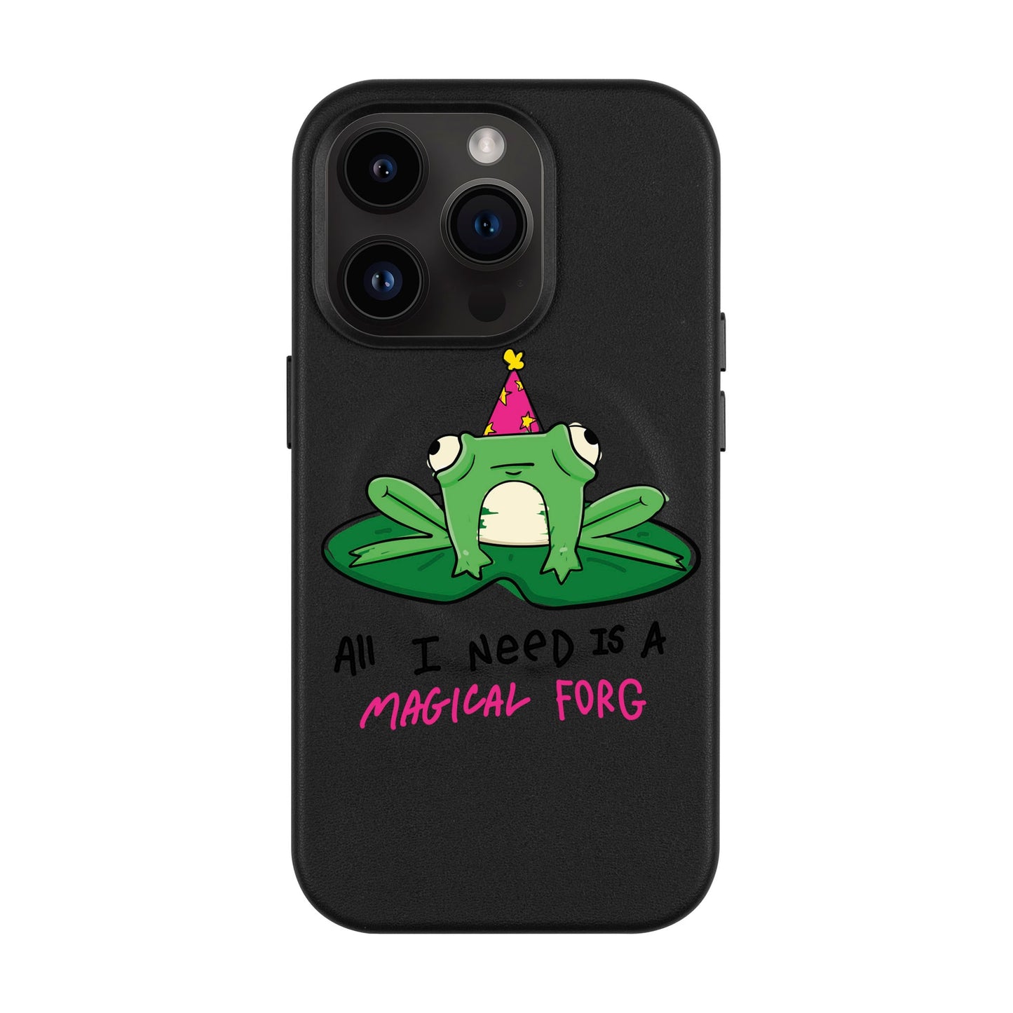 FORG-Leather Kılıf MagSafe Özellikli - iPhone 14 Pro