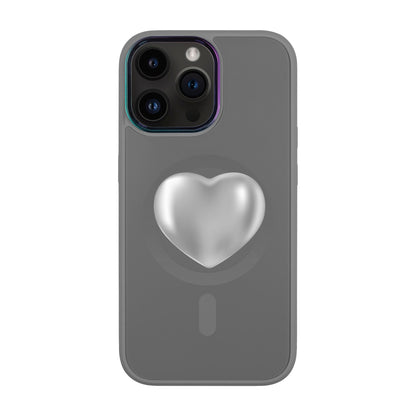 SILVER HEART-iPhone 13 Pro Max Vigor Kılıf MagSafe Özellikli