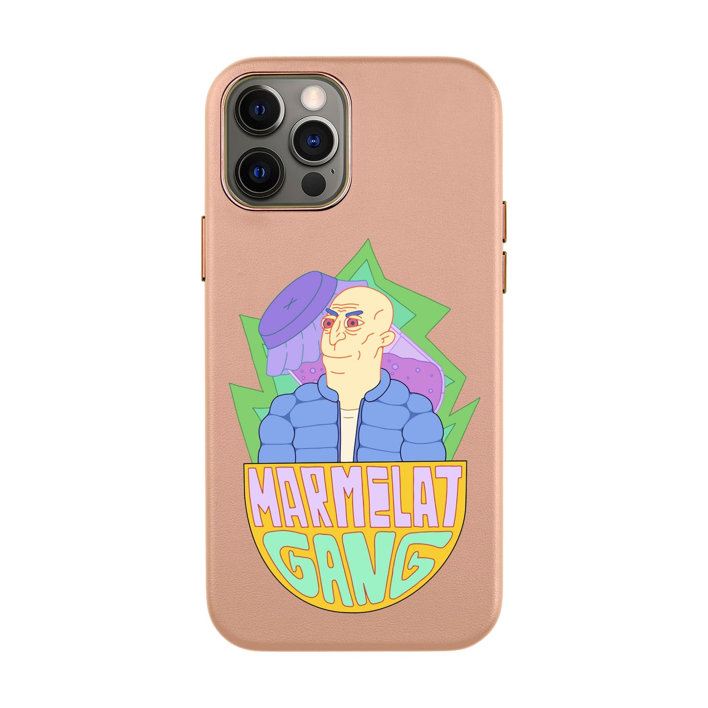 MARMELAT GANG-iPhone 12 Pro Max Leather Kılıf