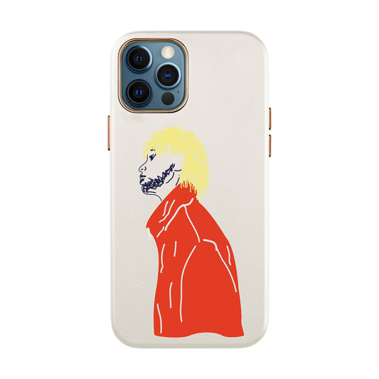 KIND-iPhone Xs Max Leather Kılıf