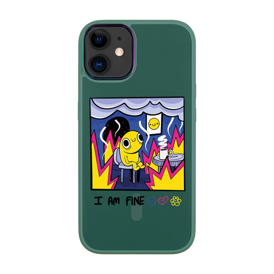 I AM FINE-iPhone 12 Vigor Kılıf MagSafe Özellikli