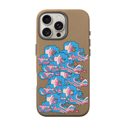 SURF-iPhone 16 Pro Max Leather Premium Kılıf MagSafe Özellikli