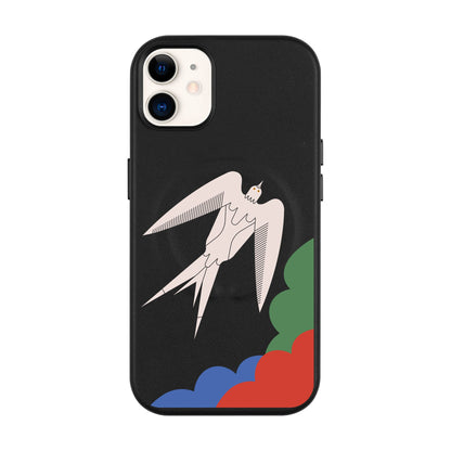 L’OISEAU LIBRE-Leather Kılıf MagSafe Özellikli - iPhone 11