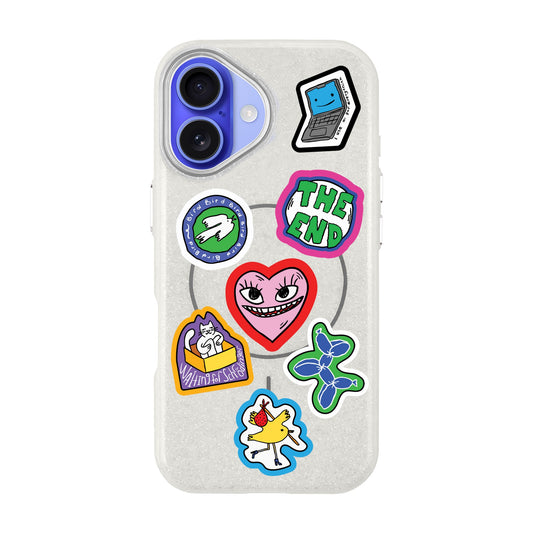 TŌTEN STICKERZ-iPhone 16 Plus Radiant Kılıf MagSafe Özellikli