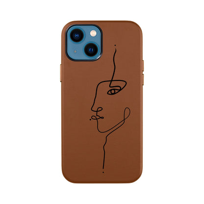 FACE-iPhone 13 Mini Leather Kılıf
