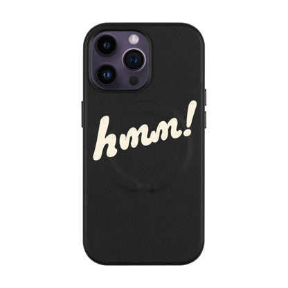 HMM-iPhone 14 Pro Max Leather Kılıf MagSafe Özellikli