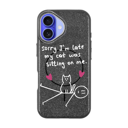 SORRY I'M LATE-iPhone 16 Radiant Kılıf MagSafe Özellikli