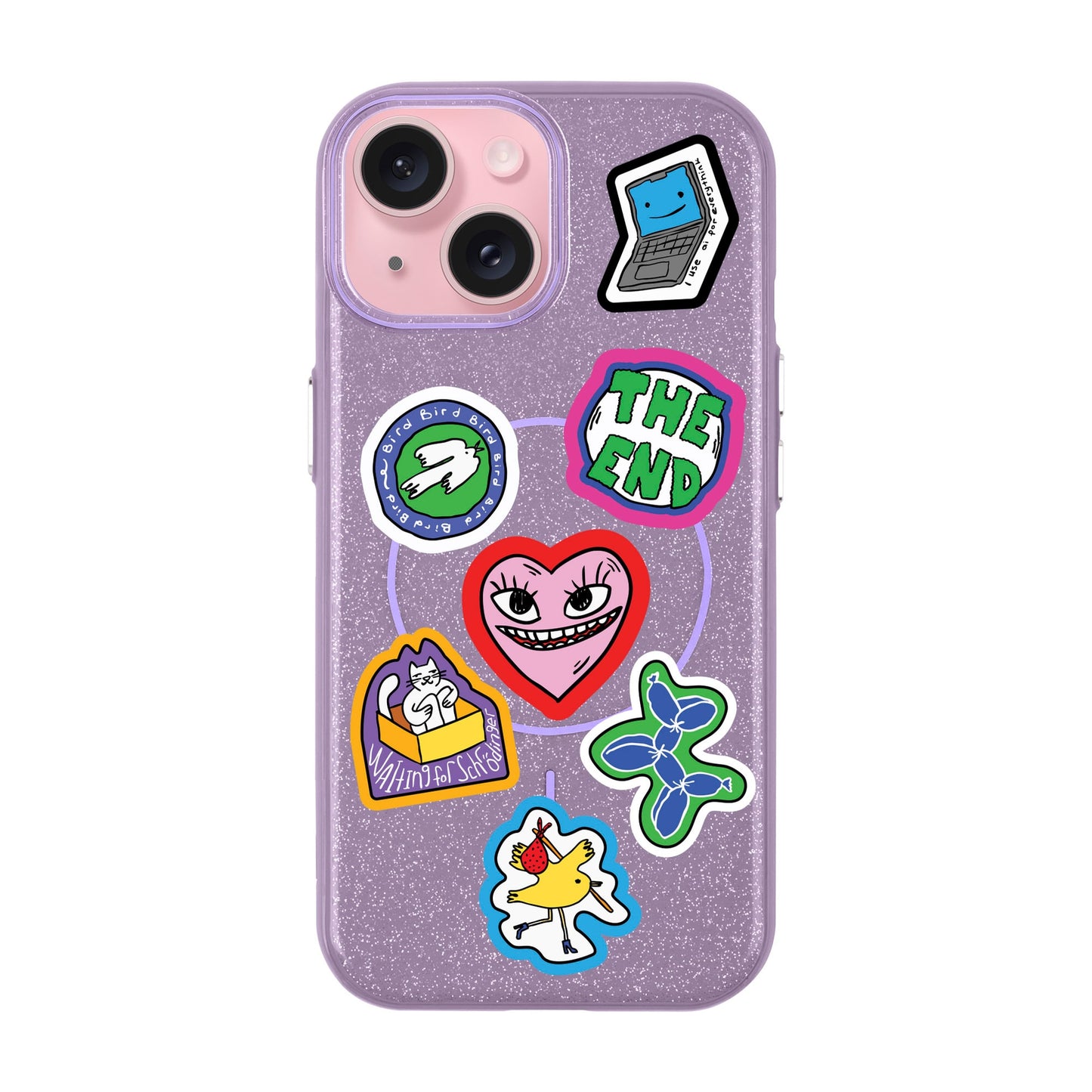 TŌTEN STICKERZ-iPhone 15 Plus Radiant Kılıf MagSafe Özellikli