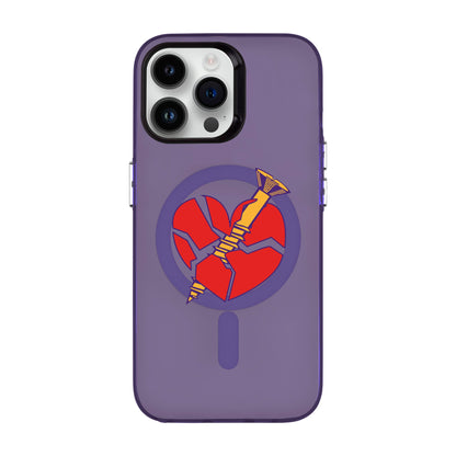 BROKEN HEART-iPhone 14 Pro Max Hold Kılıf MagSafe Özellikli