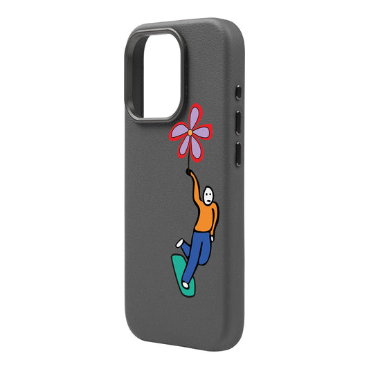 SKATEBOARDER-iPhone 16 Pro Max Leather Premium Kılıf MagSafe Özellikli