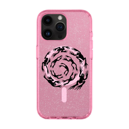 SWIRLING FROGS-iPhone 14 Pro Max Shiny Kılıf MagSafe Özellikli