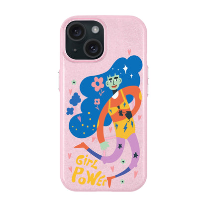 GIRL POWER-iPhone 15 Plus Radiant Kılıf MagSafe Özellikli