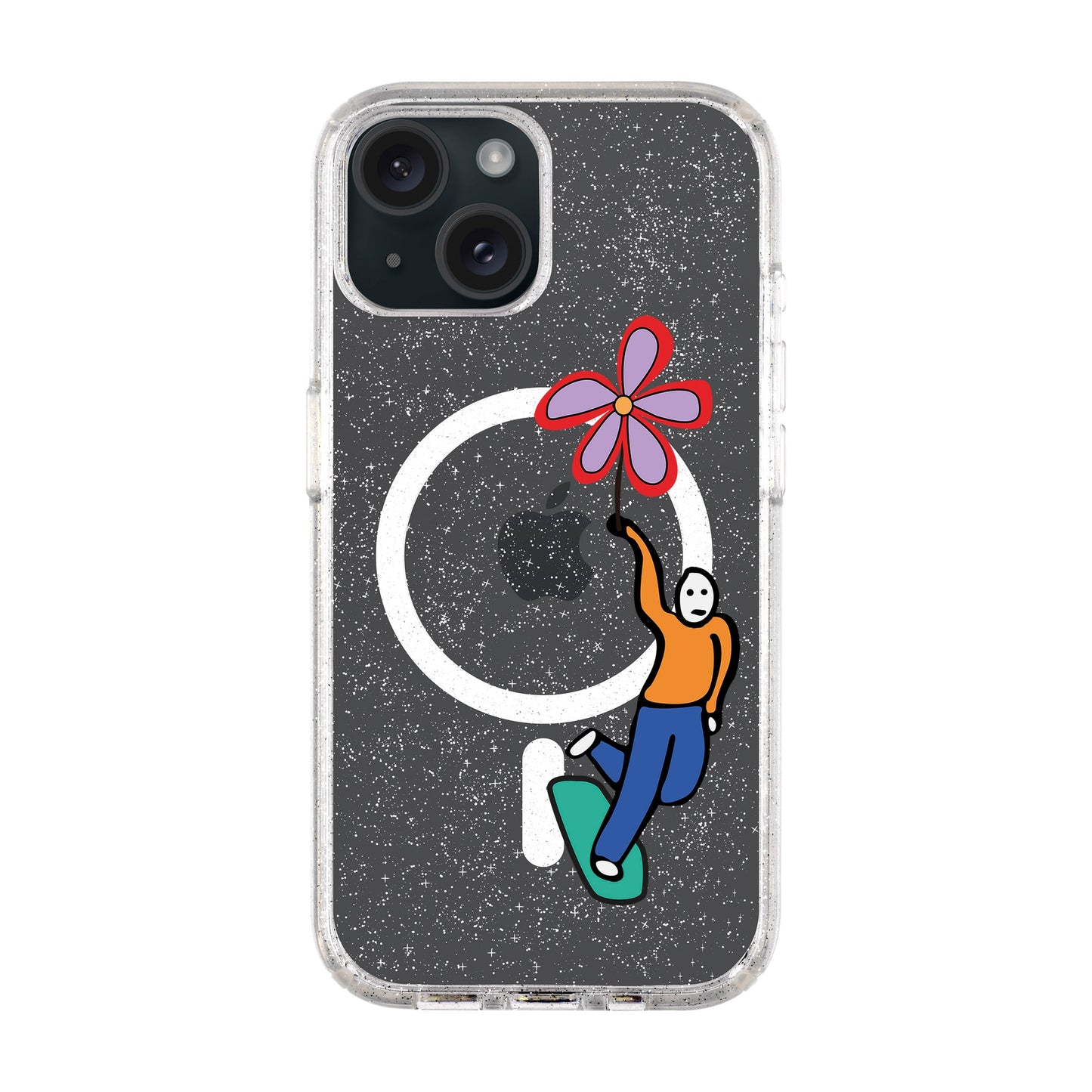 SKATEBOARDER-iPhone 15 Plus Shiny Kılıf MagSafe Özellikli