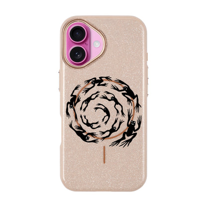 SWIRLING FROGS-iPhone 16 Radiant Kılıf MagSafe Özellikli