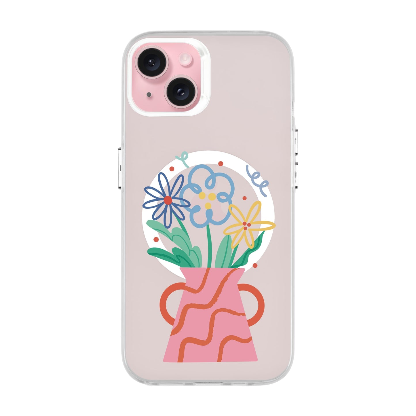 PINK VASE-iPhone 15 Plus Hold Kılıf MagSafe Özellikli