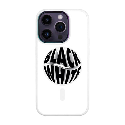 BLACK WHITE-iPhone 13 Pro Vigor Kılıf MagSafe Özellikli
