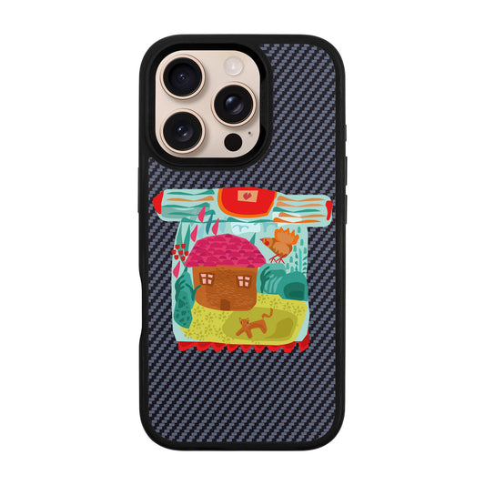 SİHİRLİ KAZAK-iPhone 16 Pro Plaid Kılıf MagSafe Özellikli