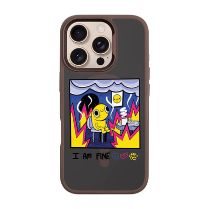 I AM FINE-iPhone 16 Pro Rise Kılıf MagSafe Özellikli