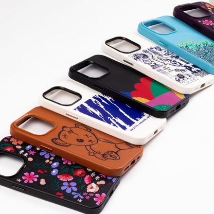 BABY BEAR-iPhone 14 Pro Max Leather Kılıf MagSafe Özellikli