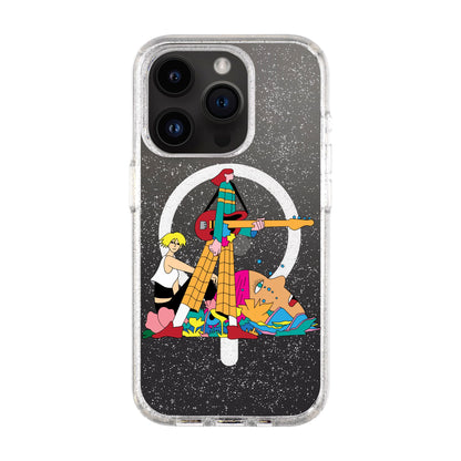 HER BAND-iPhone 14 Pro Shiny Kılıf MagSafe Özellikli